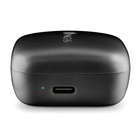 NGS Auriculares Bluetooth ARTICA MOVE Bluetooth 5.3 ENC Carga Inalámbrica - 7h Autonomía Auricular + 28h Total con Estuche, Almohadillas S/M/L, Negros (ARTICAMOVEBLACK)
